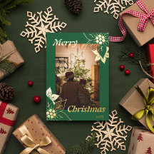 Persoonlijke botanische kerstfoto