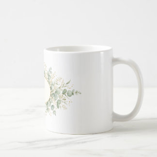 Persoonlijke botanische monogrammok, Eucalyptus Wr Koffiemok