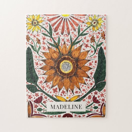 Persoonlijke Botanische Puzzel (Verticaal)
