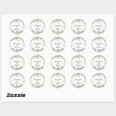 Persoonlijke botanische sticker (Vel)