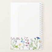 Persoonlijke botanische watercolor trouwplanner  planner (Achterkant)
