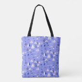 Persoonlijke boten "Strand spullen"  Tote Bag (Achterkant)
