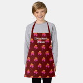 Persoonlijke Bourgogne | SHAMROCK patroon Schort (Gedragen)