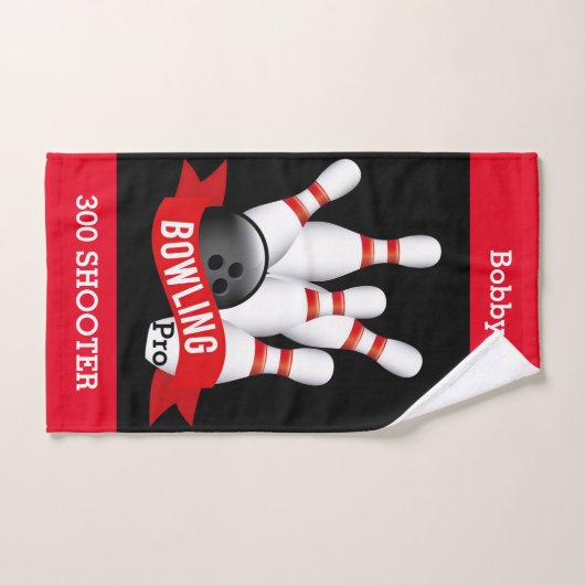 Persoonlijke Bowling Pro Large Bowling Towel Handdoek (Handdoek)