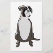 Persoonlijke Boxer Hond Ontwerp Boarding Kennels Flyer (Achterkant)