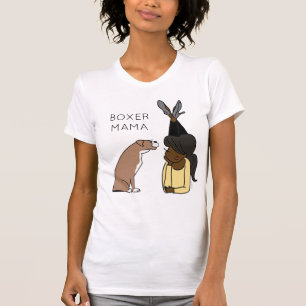 Persoonlijke Boxer Mama T-Shirt