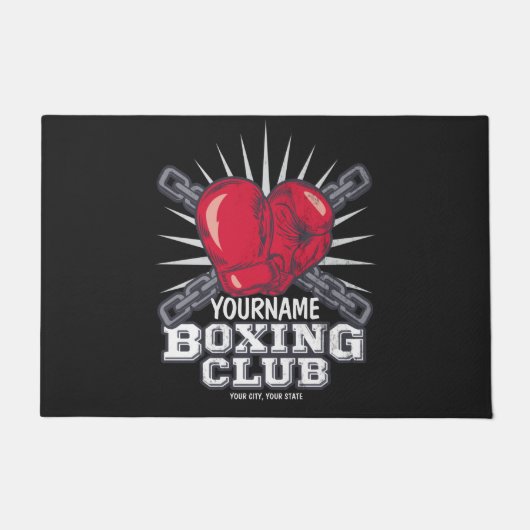 Persoonlijke boxinghandschoenen Vochtkamer Deurmat (Voorkant)