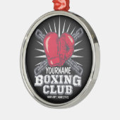 Persoonlijke boxinghandschoenen Vochtkamer Metalen Ornament (Links)