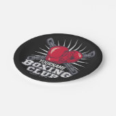 Persoonlijke boxinghandschoenen Vochtkamer Papieren Bordje (Gekanteld)