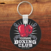 Persoonlijke boxinghandschoenen Vochtkamer Sleutelhanger (Voorkant)