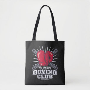 Persoonlijke boxinghandschoenen Vochtkamer Tote Bag