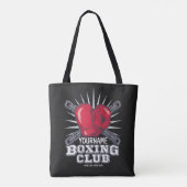 Persoonlijke boxinghandschoenen Vochtkamer Tote Bag (Achterkant)