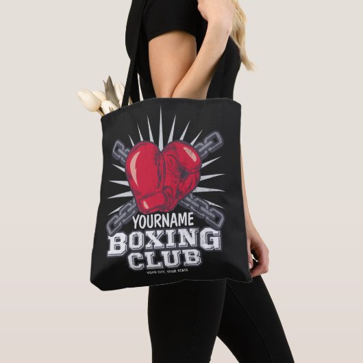 Persoonlijke boxinghandschoenen Vochtkamer Tote Bag (Dichtbij)