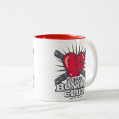 Persoonlijke boxinghandschoenen Vochtkamer Tweekleurige Koffiemok (Voorkant rechts)