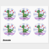 Persoonlijke Brachiosaurus Dinosaurus Stickers (Vel)