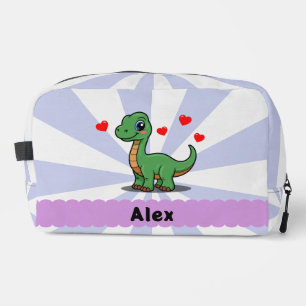 Persoonlijke Brachiosaurus schooltas Toilettasje
