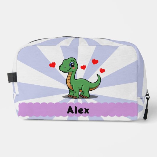 Persoonlijke Brachiosaurus schooltas Toilettasje (Voorkant)