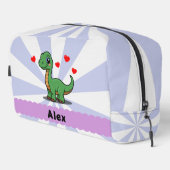 Persoonlijke Brachiosaurus schooltas Toilettasje (Rechterhoek)