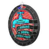 Persoonlijke brandslang dartbord (Voorkant Rechts)