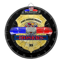 Persoonlijke brandweer Badge Dart Board Dartbord