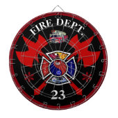 Persoonlijke brandweer dartbord (Voorkant)