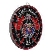 Persoonlijke brandweer dartbord (Voorkant Links)