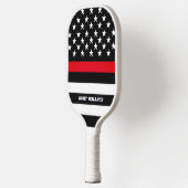 Persoonlijke brandweer Thin Red Line Pickleball Paddle (Links)