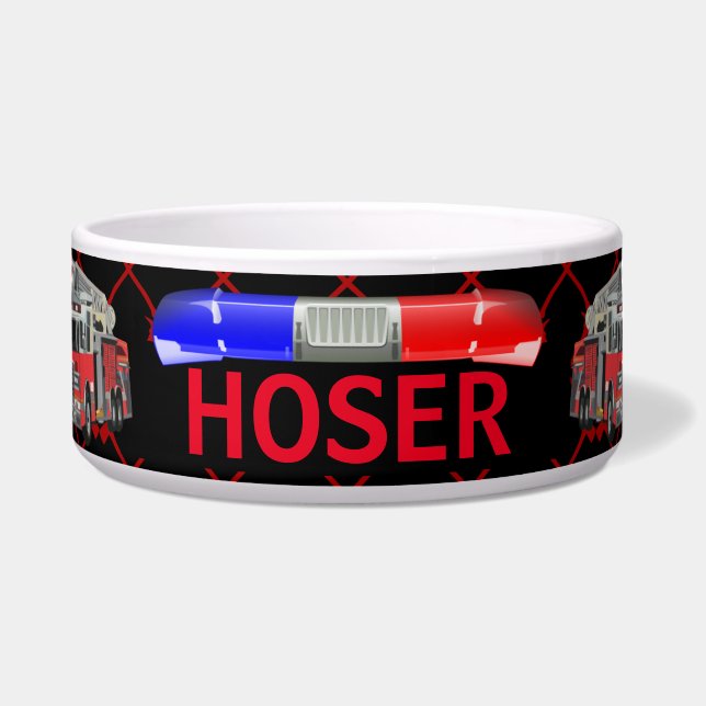 Persoonlijke brandweer voerbakje (Voorkant)