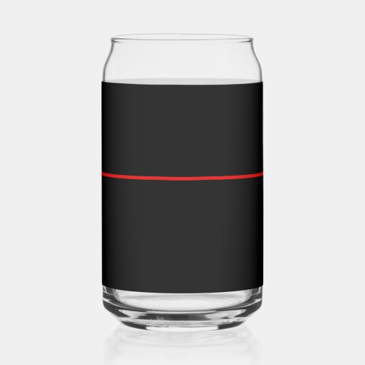 Persoonlijke brandweerman blikvorm glas (Achterkant)