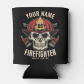 Persoonlijke brandweerman brandblusafdeling blikjeskoeler (Achterkant)