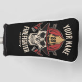 Persoonlijke brandweerman brandblusafdeling golfheadcover (Voorkant)