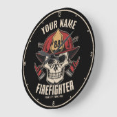 Persoonlijke brandweerman brandblusafdeling grote klok (Hoek)