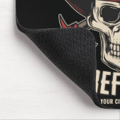 Persoonlijke brandweerman brandblusafdeling muismat (Hoek)