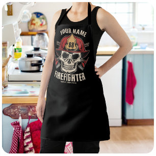 Persoonlijke brandweerman brandblusafdeling schort