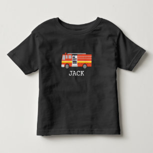 Persoonlijke brandweerman - brandweerauto met eige kinder shirts