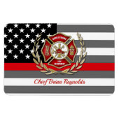 Persoonlijke brandweerman magneet (Horizontaal)