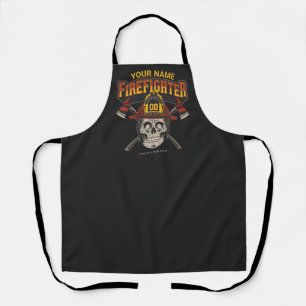Persoonlijke Brandweerman Schedel Helm Bijl Brandw Schort