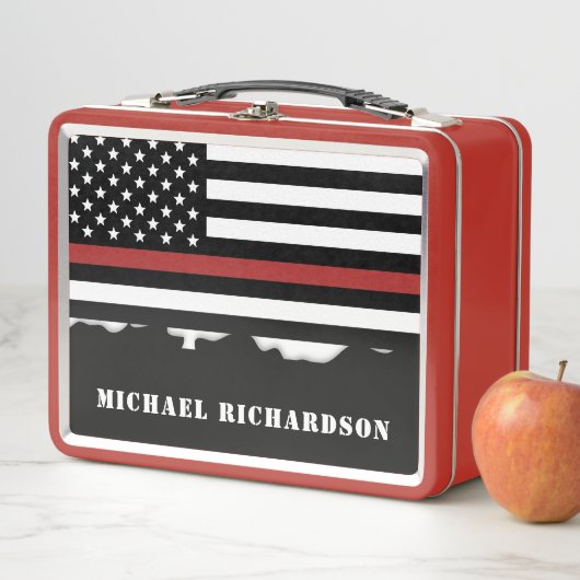 Persoonlijke brandweerman Thin Red Line Fire Rescu (In situ)