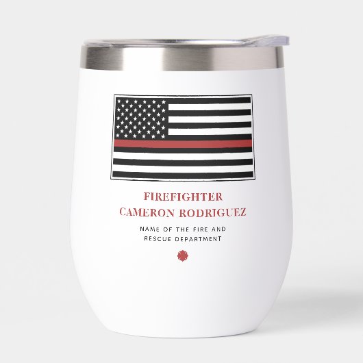 Persoonlijke brandweerman Thin Red Line Fire Rescu (Links)