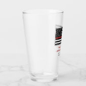 Persoonlijke brandweerman Thin Red Line Fire Rescu Glas (Rechts)