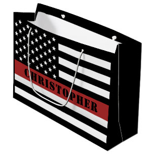 Persoonlijke brandweerman Thin Red Line Fire Rescu Groot Cadeauzakje