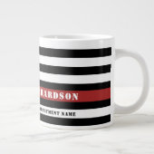 Persoonlijke brandweerman Thin Red Line Fire Rescu Grote Koffiekop (Rechts)