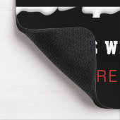 Persoonlijke brandweerman Thin Red Line Fire Rescu Muismat (Hoek)