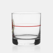 Persoonlijke brandweerman whisky glas (Links)
