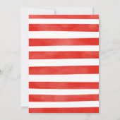 Persoonlijke Brandweerwagen Verjaardagsfeestje Kaart (Achterkant)