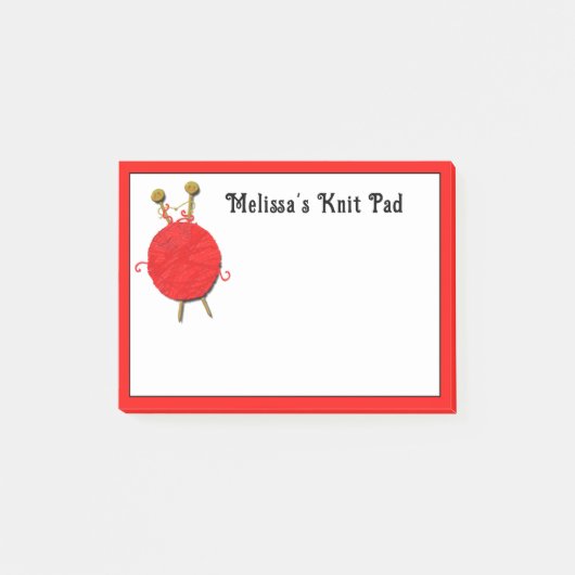 Persoonlijke Brei Cadeaus Post-it® Notes (Voorkant)