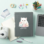 Persoonlijke Brei Kitten Sticker (iPad Cover)