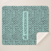 Persoonlijke Breipatroon Knus Fleece Deken (Voorkant (horizontaal))