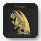 Persoonlijke brekingsdraak papieren bordje (Voorkant)