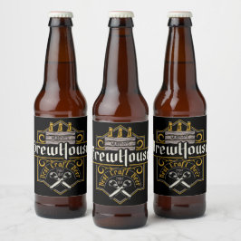Persoonlijke BrewHouse Beste Ambachtelijke Bier Al Etiket